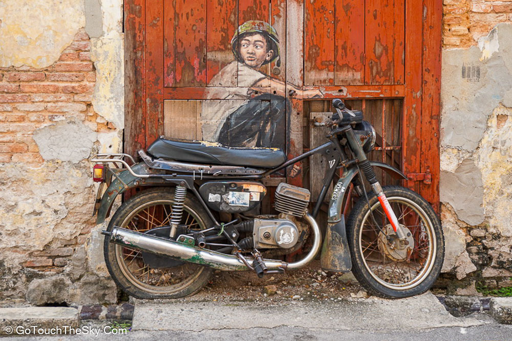 Boy on Motor Bike